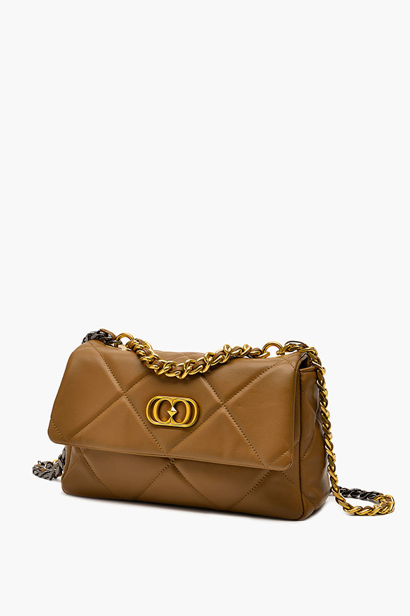 La Carrie - Hand-quilted Stephy camel bag