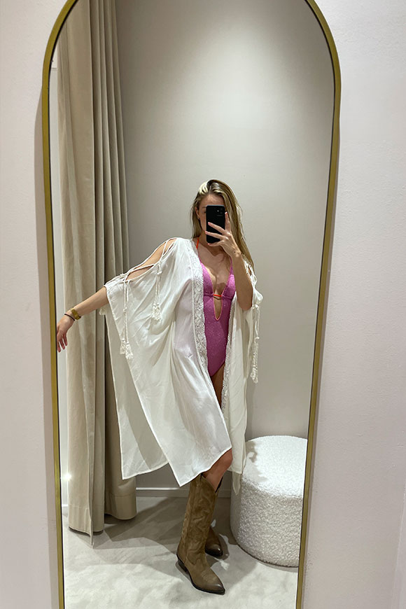 Vicolo - Kimono bianco Formentera