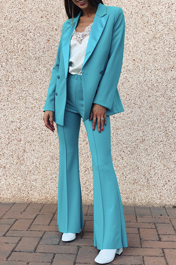 Vicolo - Tiffany flared trousers in jersey