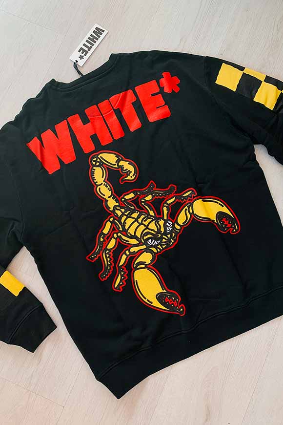 White - Black scorpio sweatshirt