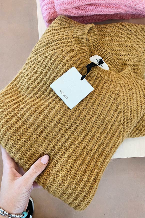 Vicolo - English knit Vicolo mustard sweater