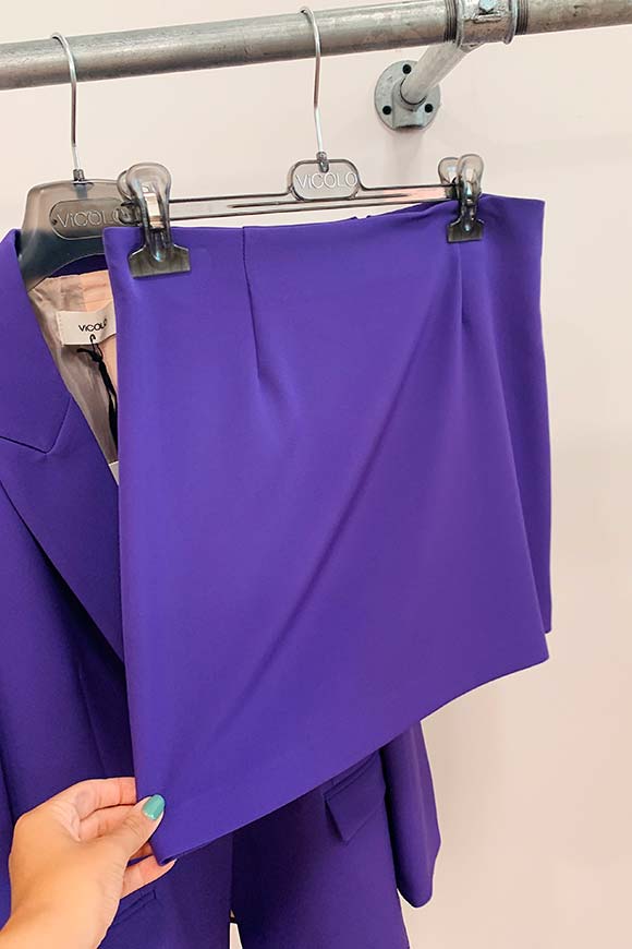 Vicolo - Purple pencil skirt