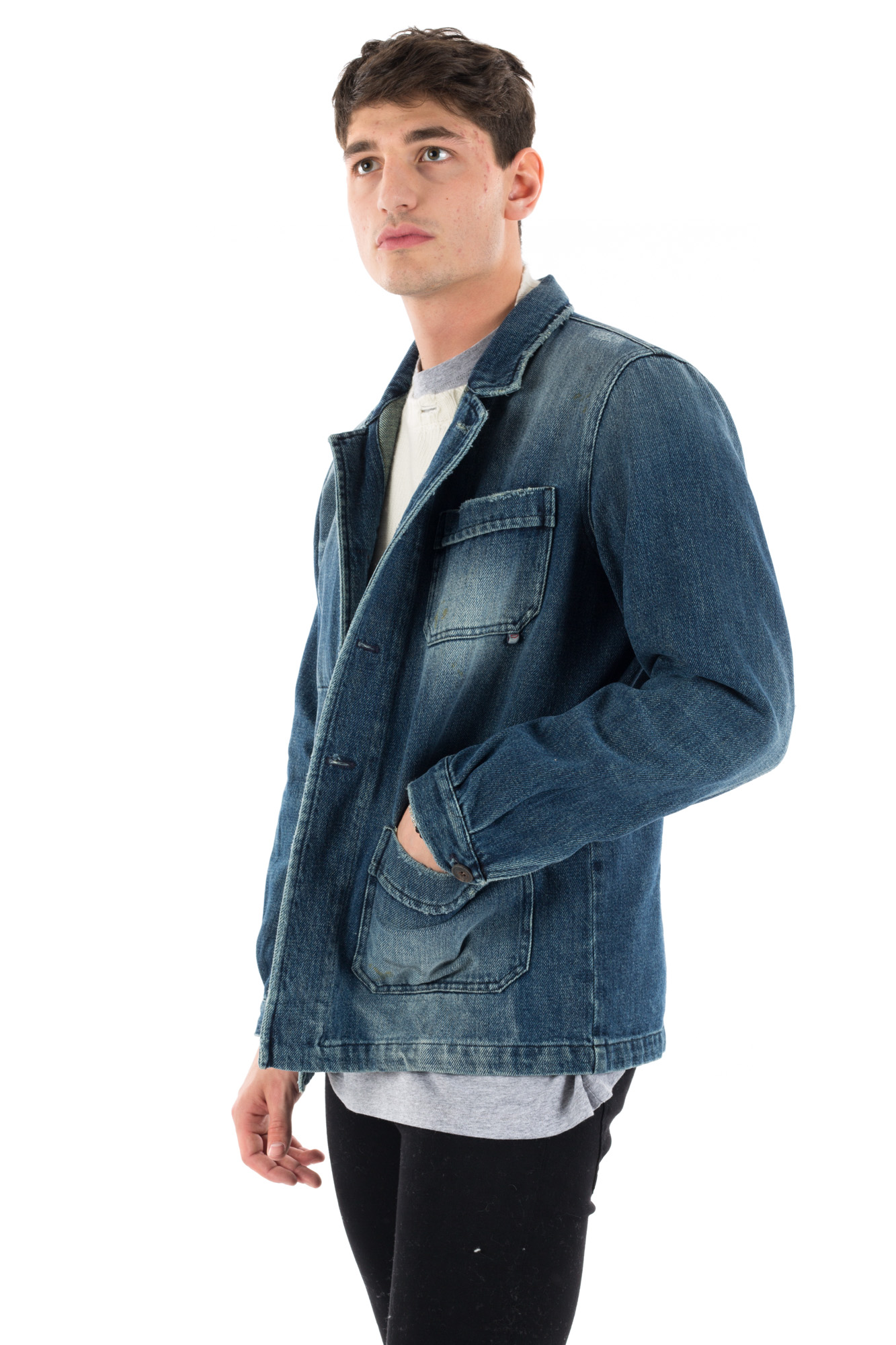 Derrière - Denim jacket with front pockets