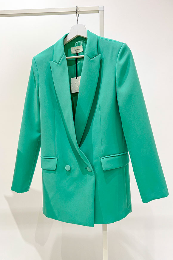 Vicolo - Double-breasted green jacket for men