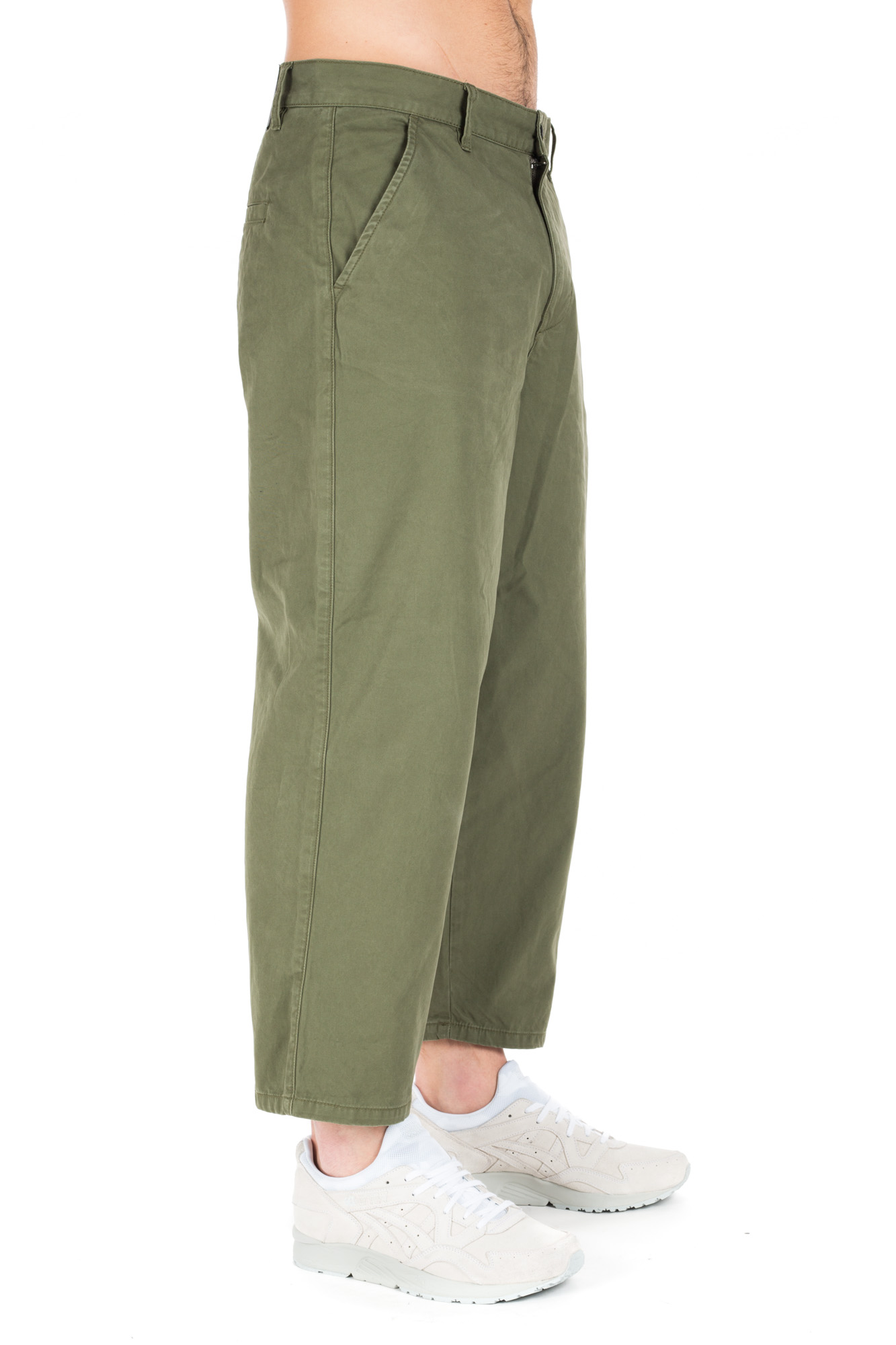 Dr. Denim - Pantalone ampio verde militare