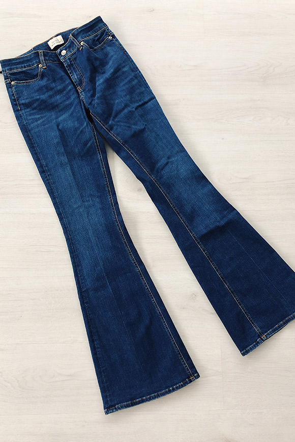 Vicolo - Medium waist blue legged jeans