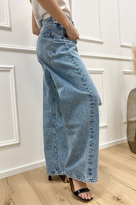 Icon Denim - Jeans "Eco Poppy" rotture sulle ginocchia