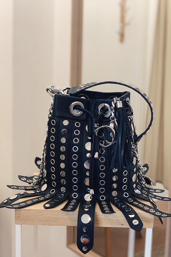 La Carrie - Black Octopus bucket bag