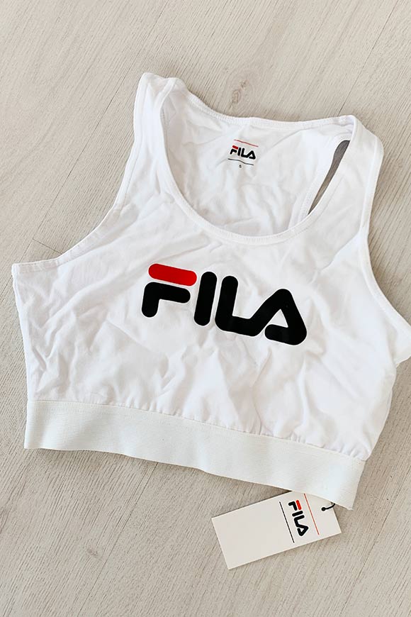 Fila - White top with logo print