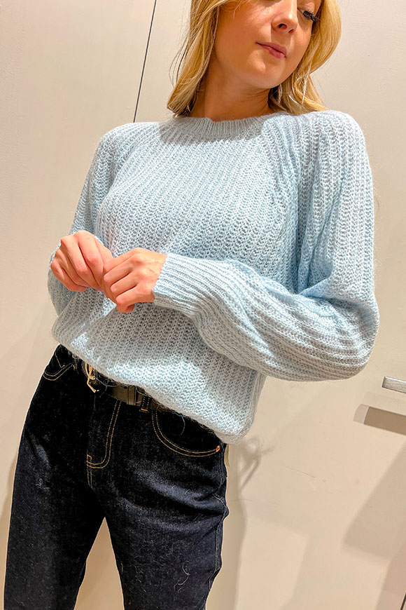 Vicolo - English knit cloud sweater in mohair blend