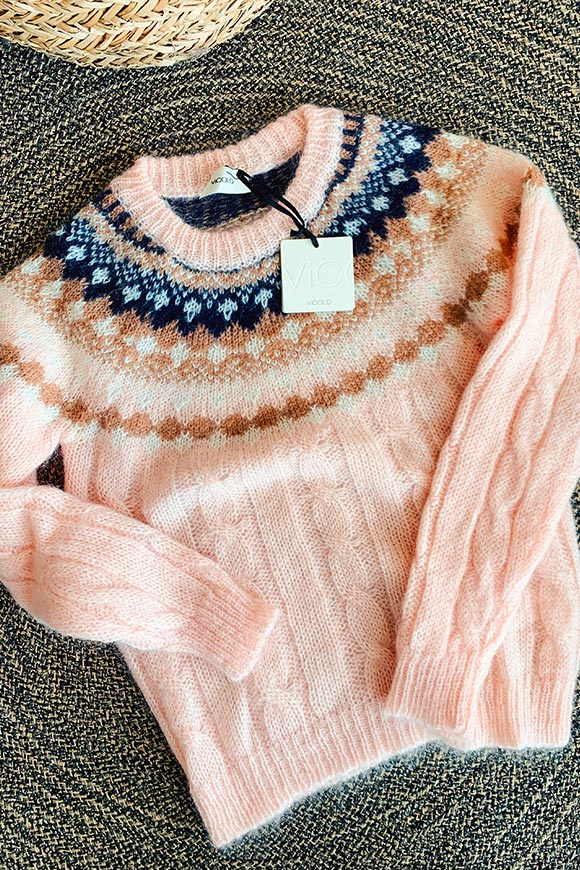 Vicolo - Tyrolean pink sweater