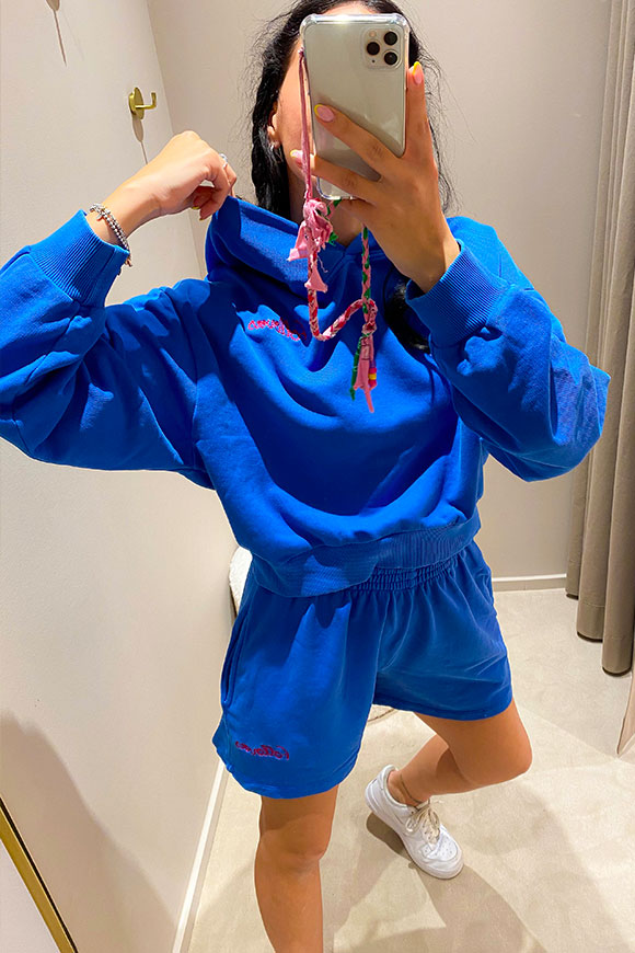 Follovers - Kendall blue tracksuit shorts
