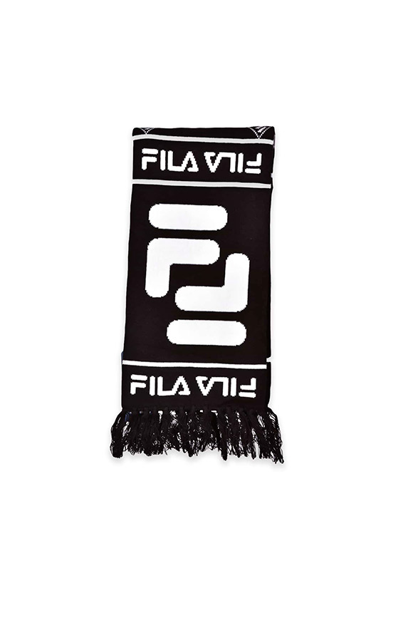 Fila - Black and white scarf with logo