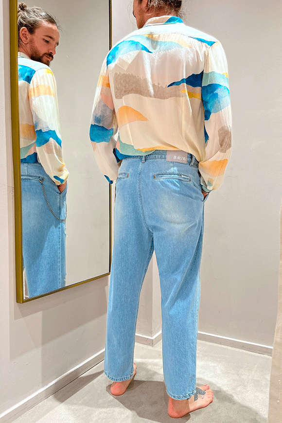 Berna - Jeans lavaggio chiaro con rotture