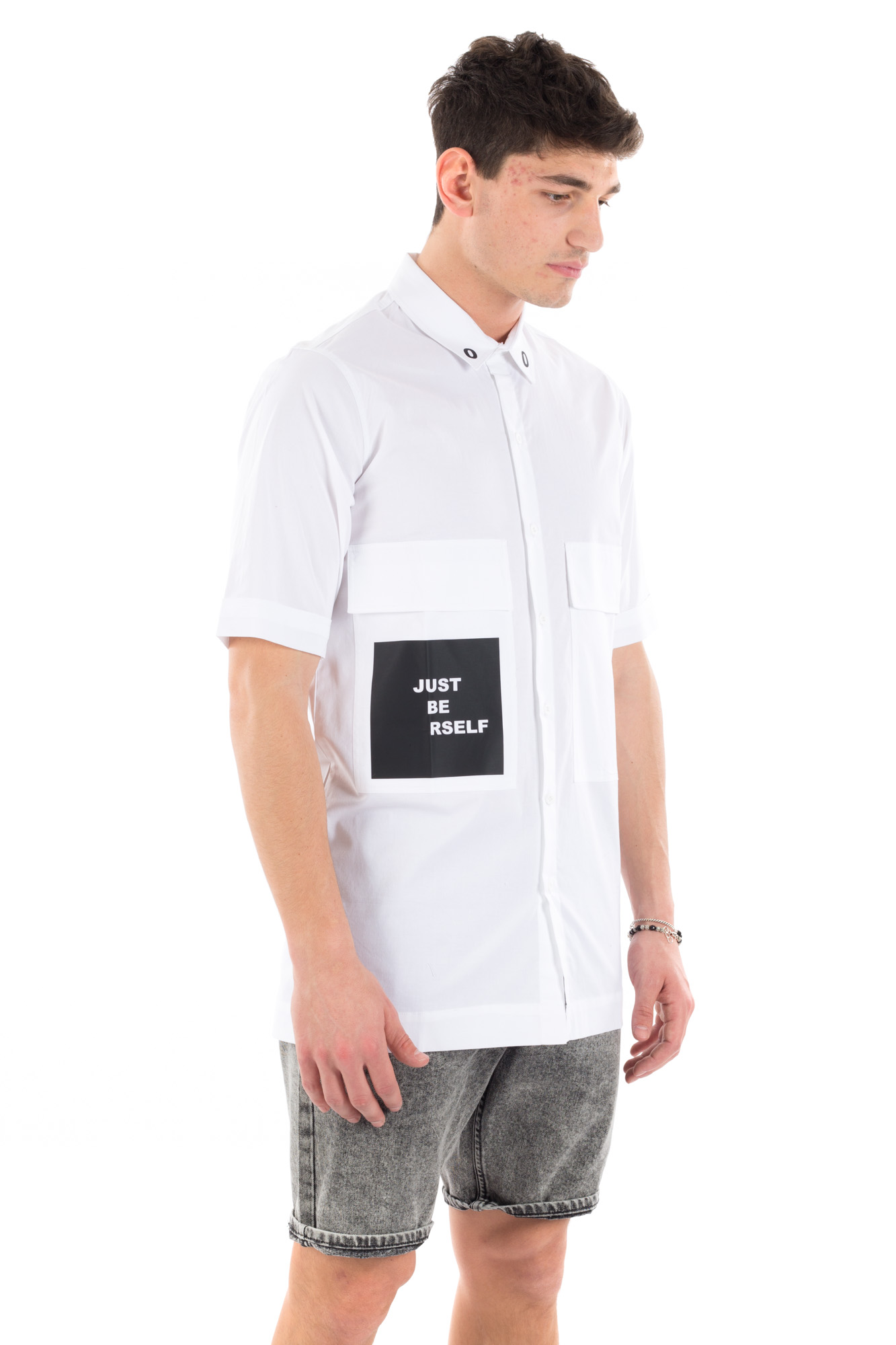 Numero 00 - Shirt with double front pocket