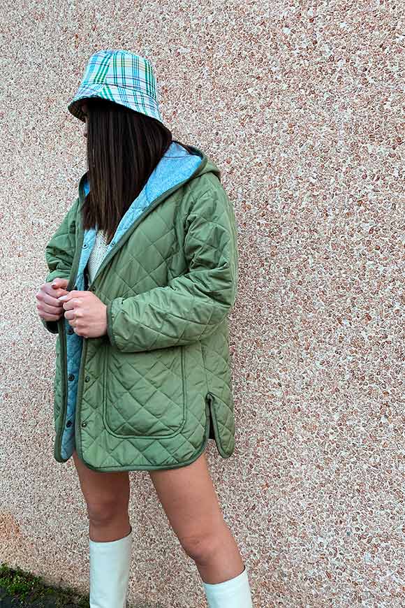 Dixie - Sage green quilted jacket