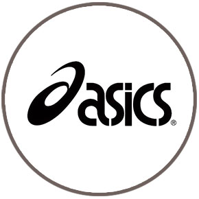 Logo marca abbigliamento Asics