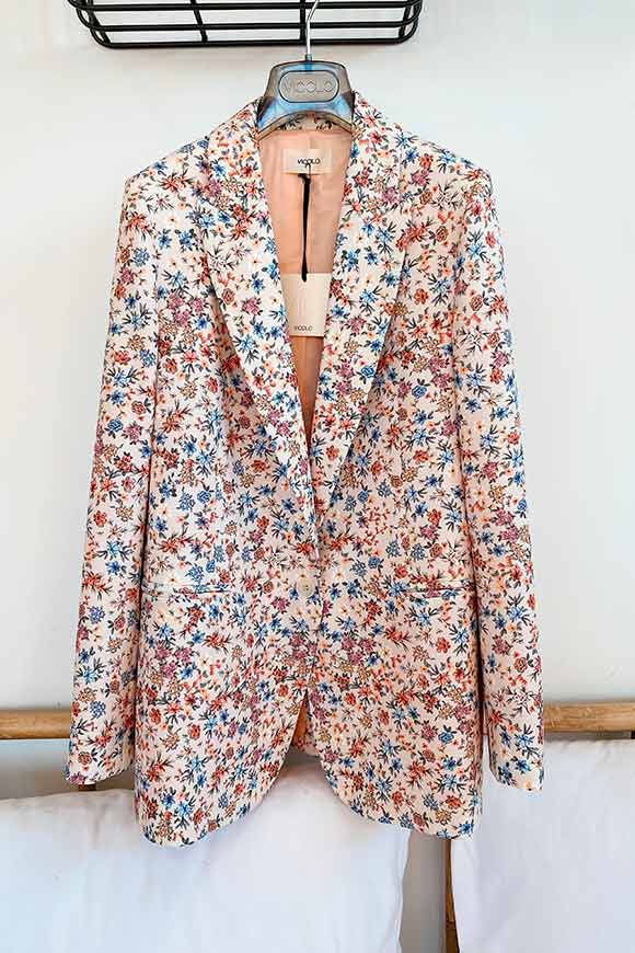 Vicolo - Pastel floral buttercup jacket