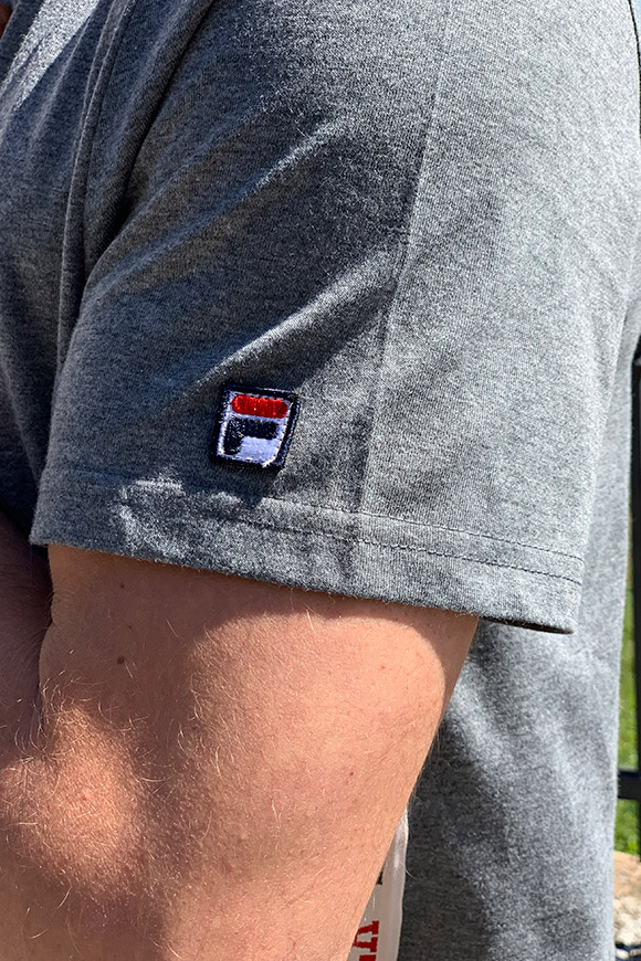 Fila - T shirt grigia con logo
