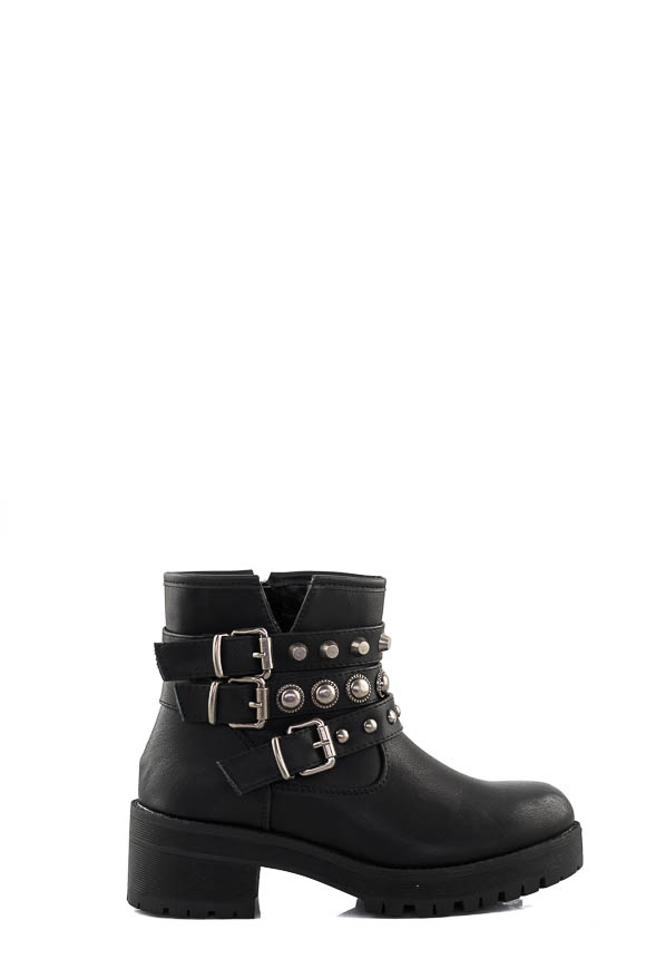 Calibro Shop - Low boots with studs