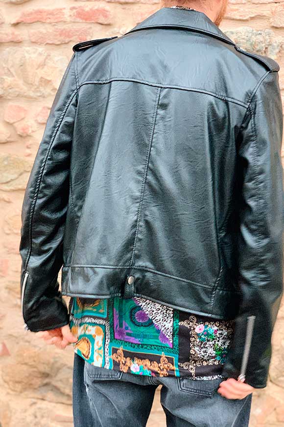 Imperial - Black faux leather jacket