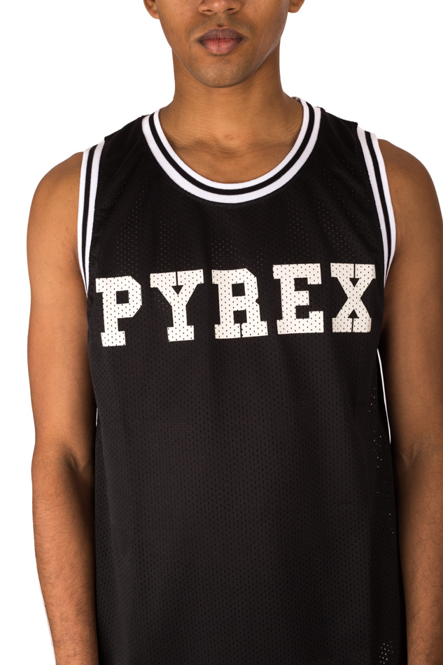 Pyrex - Black mesh tanker