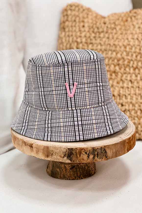 Vicolo - Lilac, black and gold Scottish bucket hat