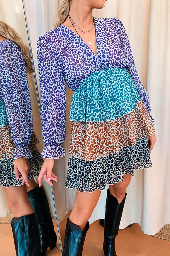 Dixie - Multicolor leopard dress