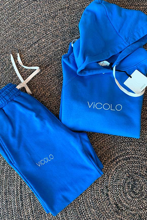 Vicolo - Royal sweatshirt with logo