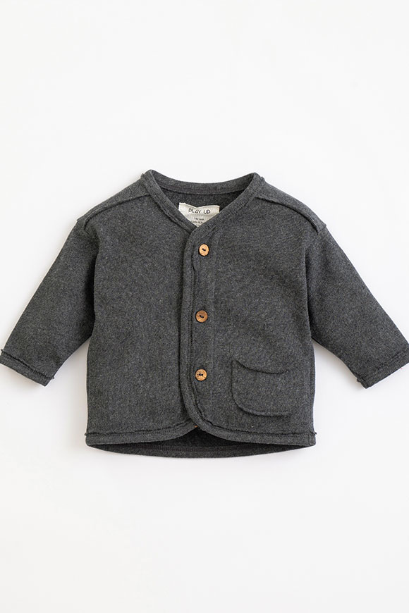 Play Up - Gray anatrice cardigan with Simplicity buttons