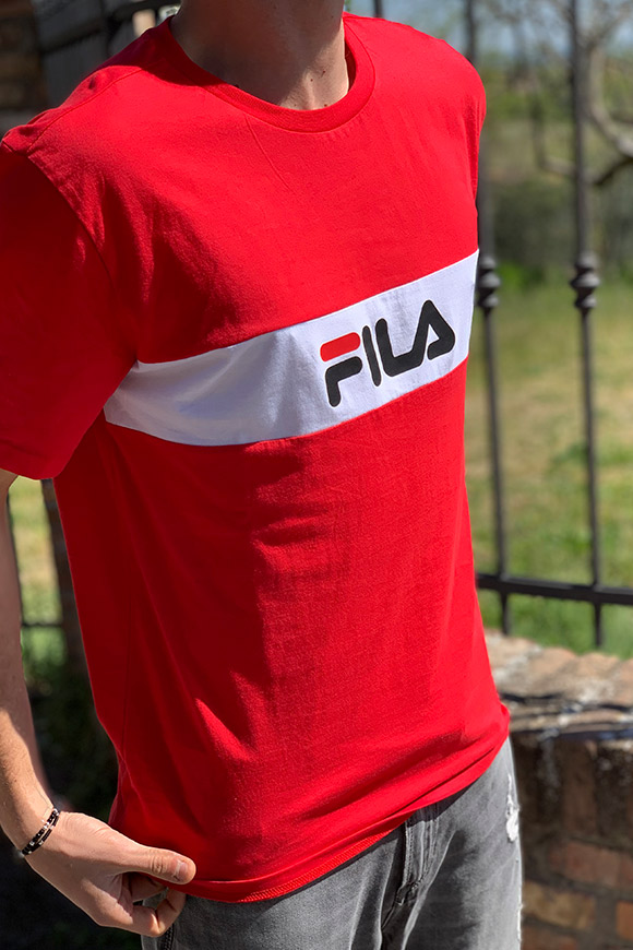 Fila - Red T shirt with logo