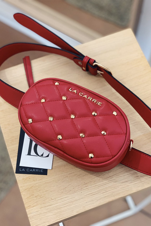 La Carrie - Chester Red oval pouch