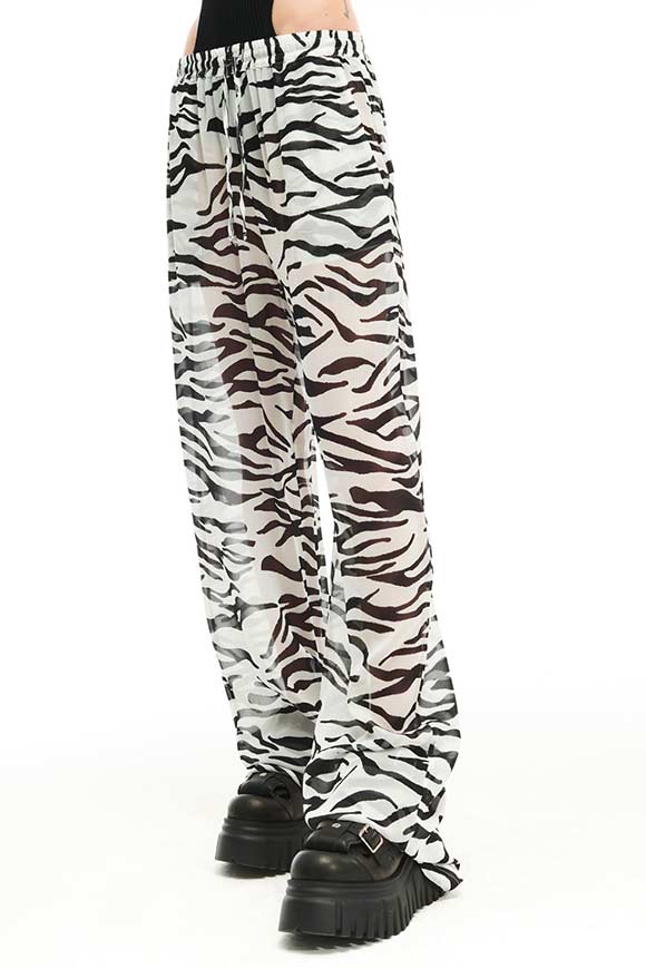 Aniye By - Pantaloni Hilla animalier zebrati