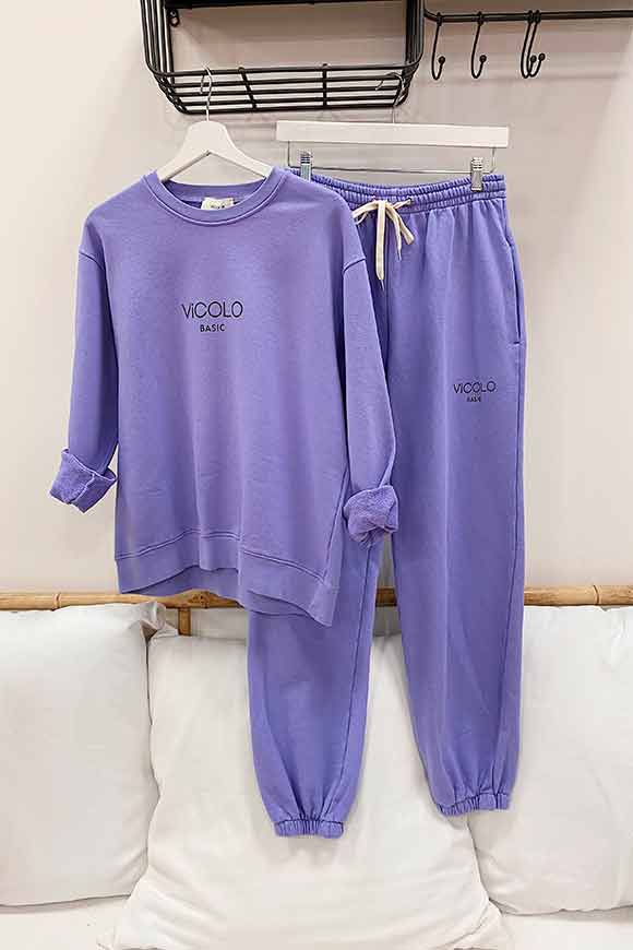 Vicolo - Lilac "Vicolo basic" jogger trousers