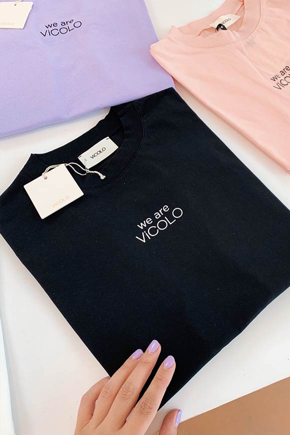Vicolo - Black t shirt "We are Vicolo"