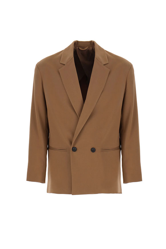 Imperial - Oversized double-breasted jacket with classic lapels