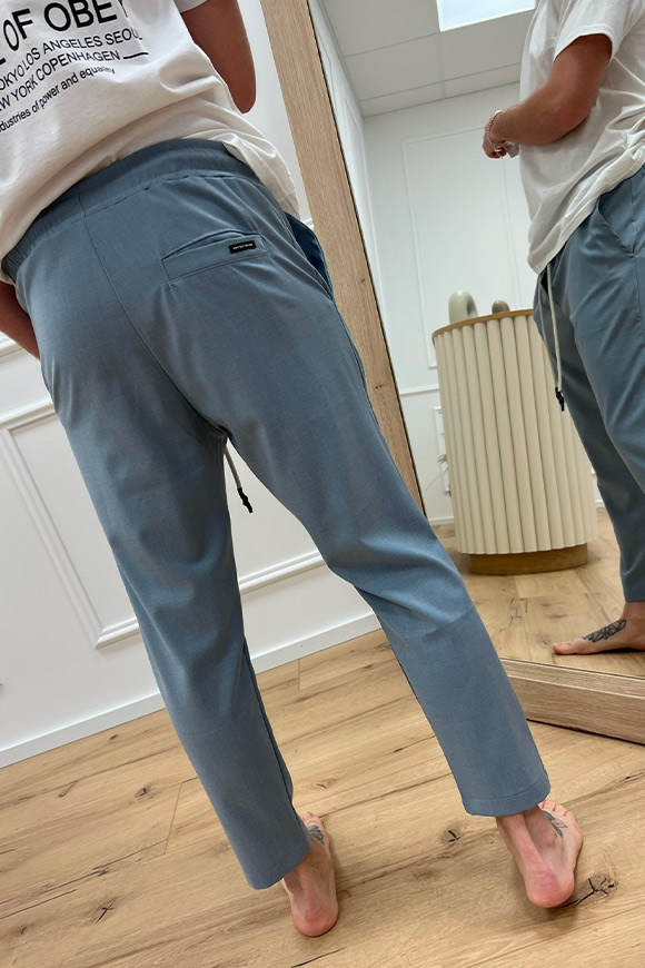 Why not brand - Pantaloni polvere con elastico e lacci in corda