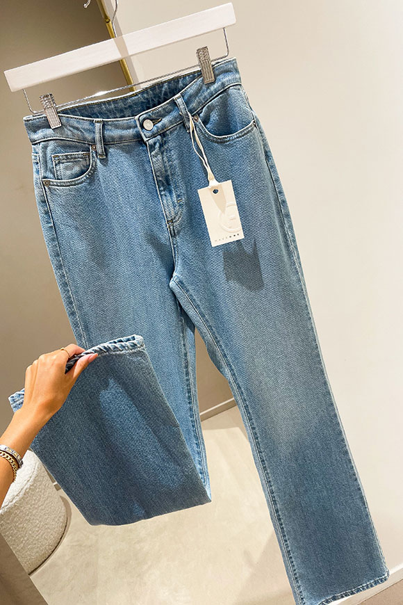 Haveone - Jeans flare lavaggio chiaro