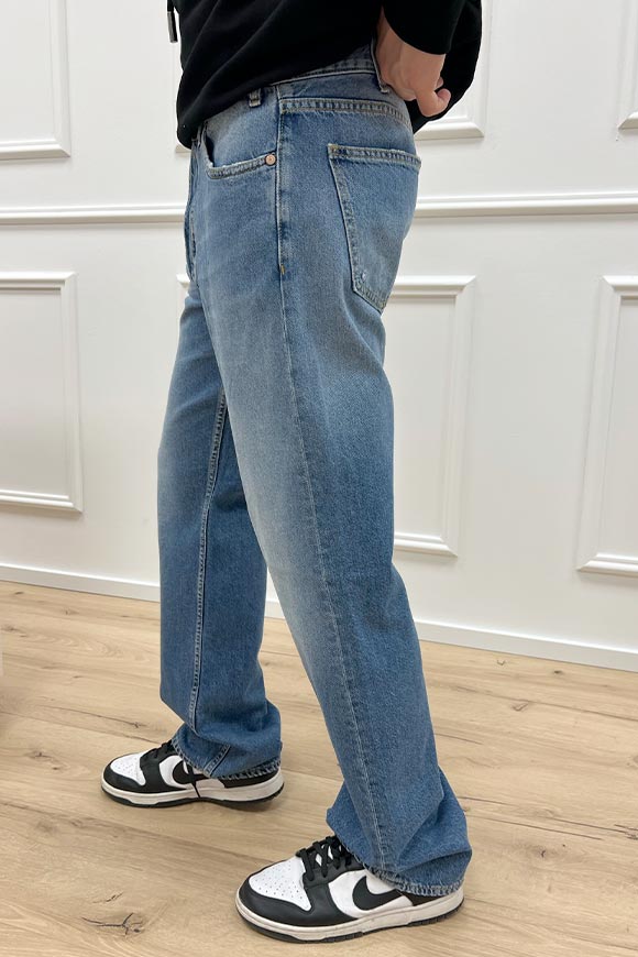 Cycle - Jeans wide straight lavaggio vintage
