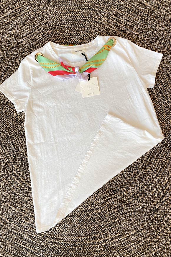 Vicolo - T shirt with knot scarf n.15