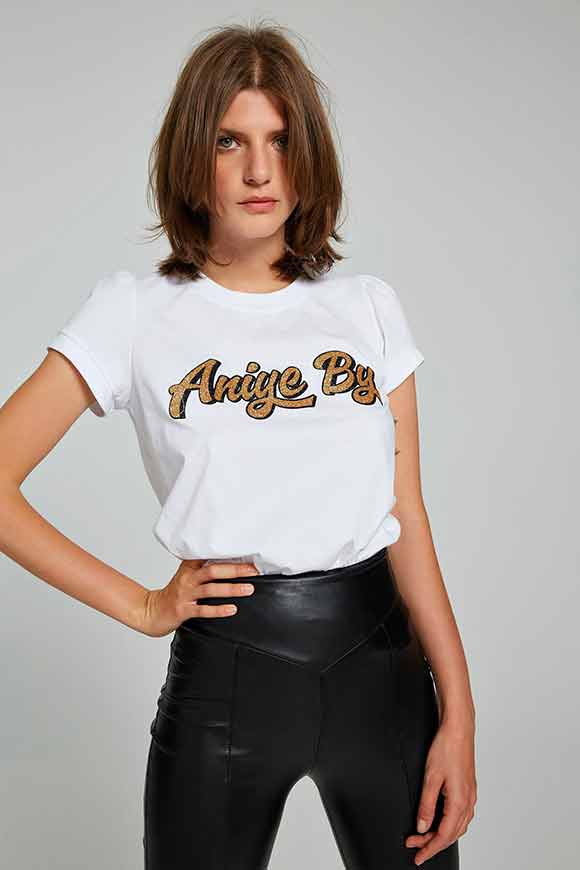 Aniye By - T shirt Maty logo oro