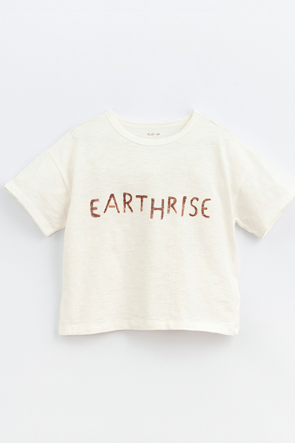 Play Up - T-shirt misto cotone organico e lino