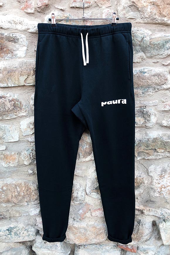 Paura - Tobia trousers in black fleece