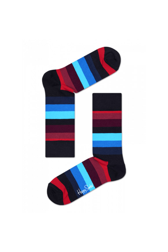 Happy Socks - Calze stripe multicolore Unisex