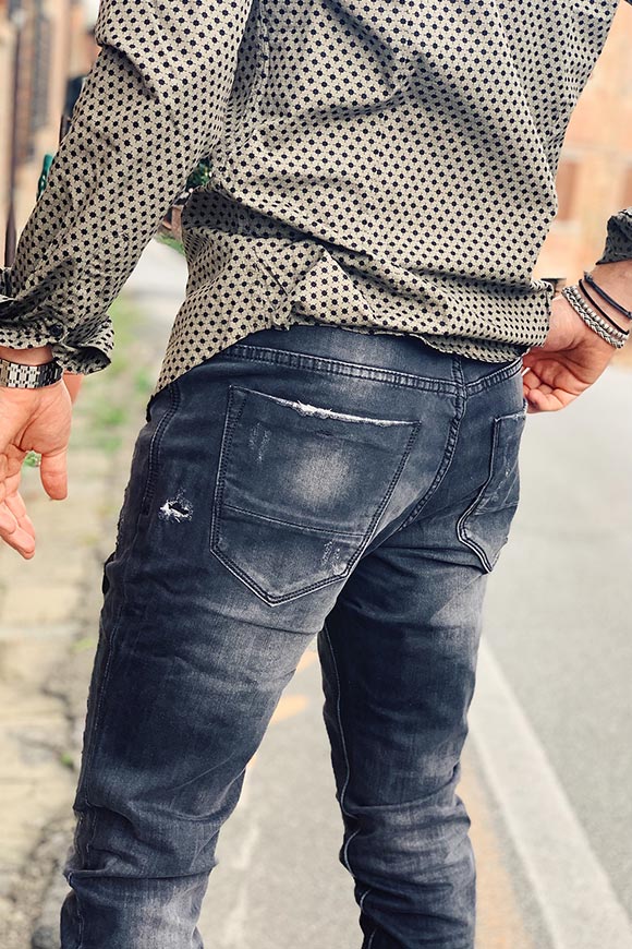 Gianni Lupo - Jeans Skinny grigio