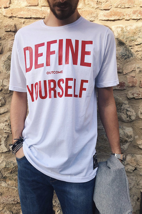 Gianni Lupo - Outcome t shirt con stampa rossa