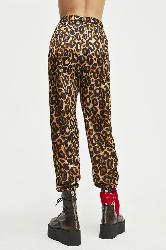 Aniye By - Bila camel and black spotted trousers