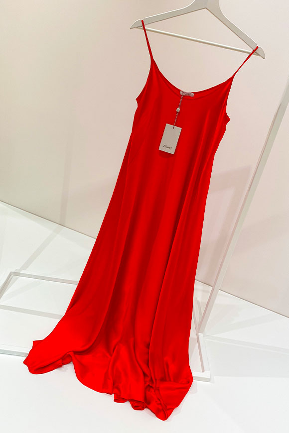 Motel - Motel Long dress in red satin