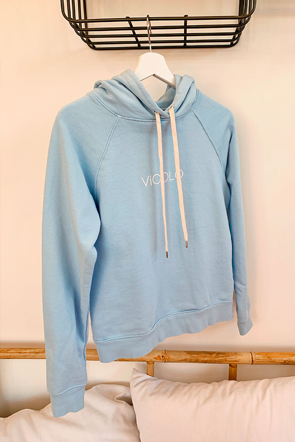 Vicolo - Pastel sugar paper sweatshirt with logo