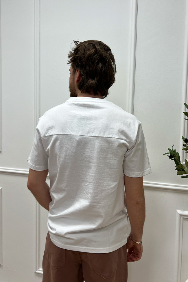 Anerkjendt - T shirt bianca basic con patch logo